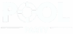 logo pool party blanc sans fond